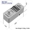 Rowin Bass EQ Fünfband-Equalizer Bass-Effektpedal für E-Bass True Bypass Pedal, LEF-317B