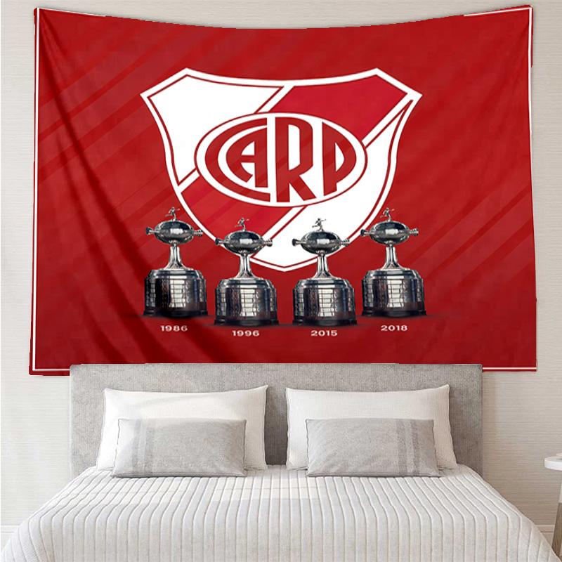 Club Atlético River Plate Tapestry for Bedroom Aesthetic Classroom Tapestries Wall Hanging for Living Room Dorm Office,Ideal Creative Gift