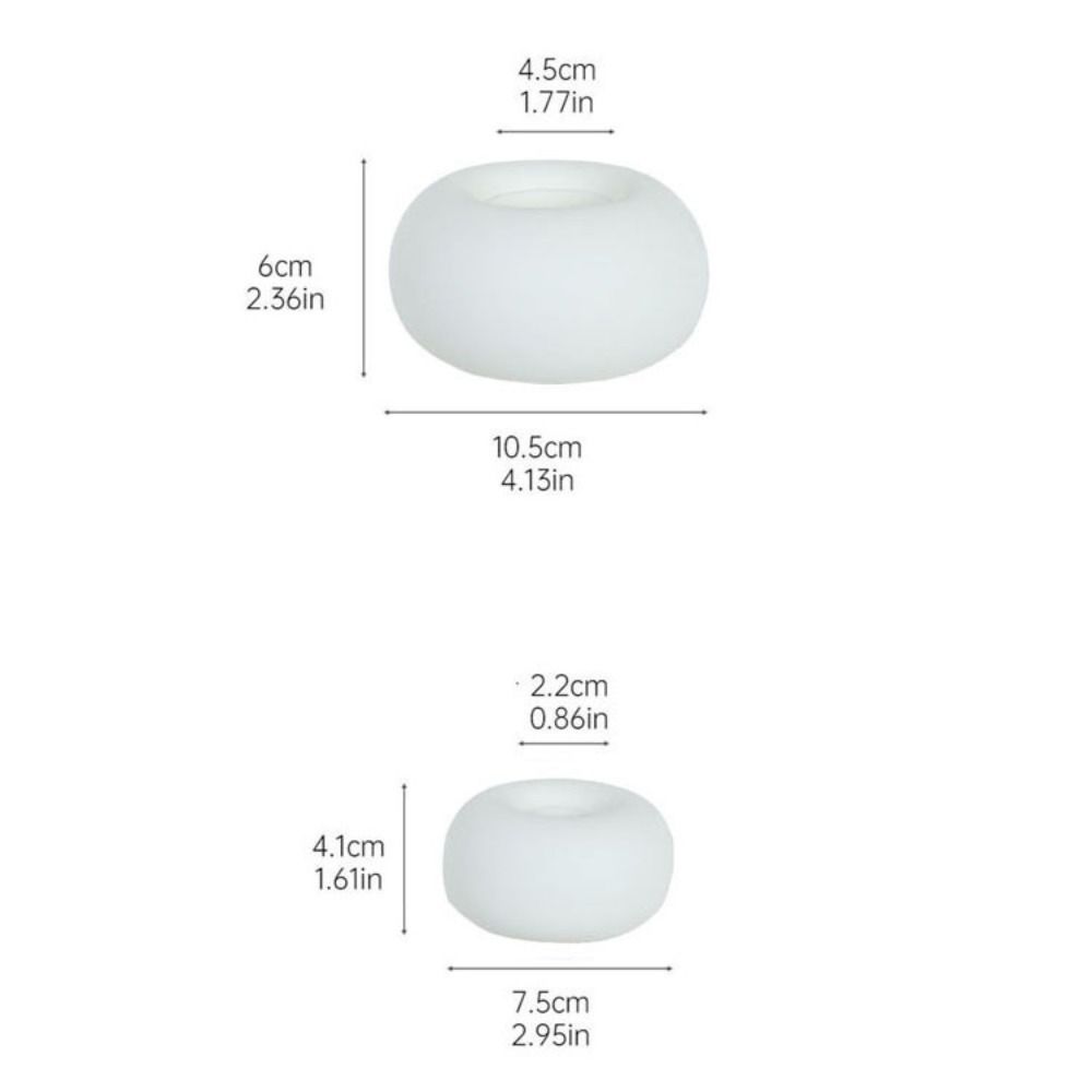 Ceramic Candlestick Simple Style Wax Melt Burner Crafts Aroma Container  Party