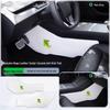 Nappa Leather Anti-Kick Pads for Model 3/Y Console Sides - Stain-Resistant Interior Protection
