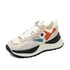 Korean Version Of  Four Season New Color Blocked Women'S Shoes, Trendy Thick Soled Mesh Casual Shoes