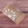 Party DIY Craft Merry Christmas Hessian Edge Wedding Lace Ribbon Snowflake Sisal Trim Jute Burlap