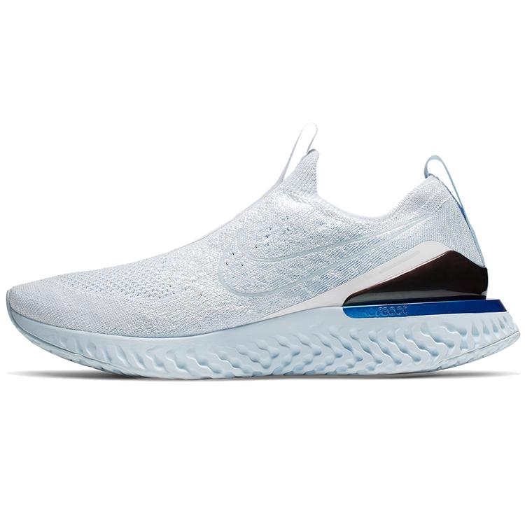 

Nike Epic React Moc Flyknit Белый Гидрогенно-синий 41