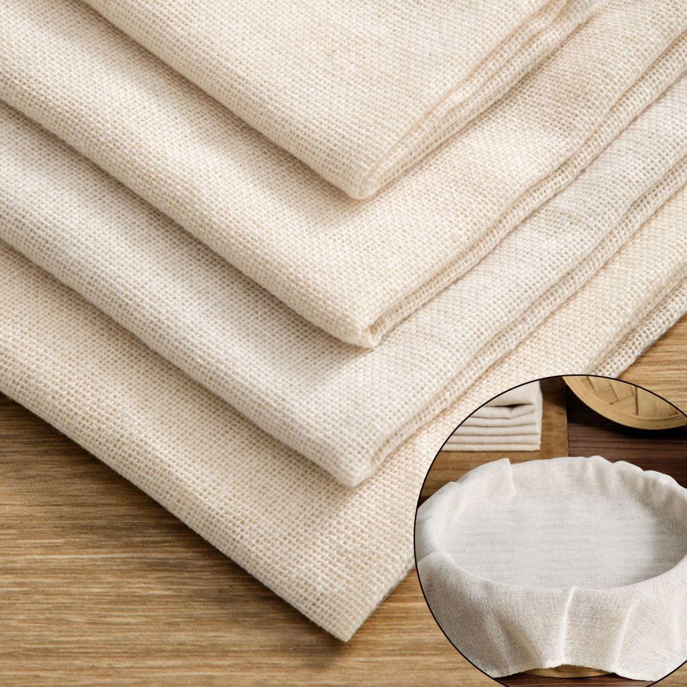 Durable Cotton Cheesecloth Reusable Square Beer Brewing Strainers Fabrics Steamer Cloth for Straining