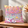 Cute Cushion Cover Comfortable Soft Pillow Case for Sofa Living Room Home Office Decor and t-Tamagotchi Protective Covers