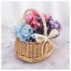 1pc Wicker Vine Basket with Handle,Petal Basket Candy Storage Basket,Wedding Flower Child Basket Set,Vine Box Home Decor
