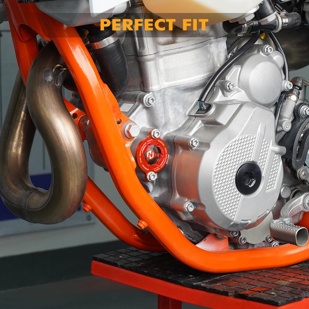 For Husqvarna FE 250 FE 350 FC 250 350 2014-2025 FE 450 501 2017-2025 Transparent Engine Oil Filter Cap For KTM EXCF 350 SXF 450