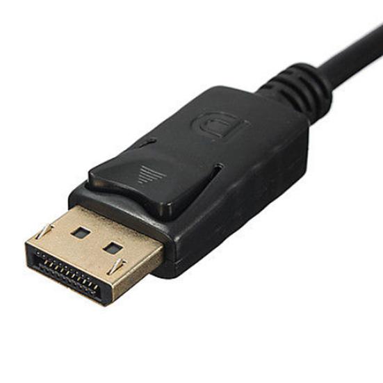 PC Dizüstü Bilgisayar için 1.8m Yüksek Netlikte 1080P Display Port DP Erkek - HDMI Uyumlu Erkek AV Kablosu Adaptörü