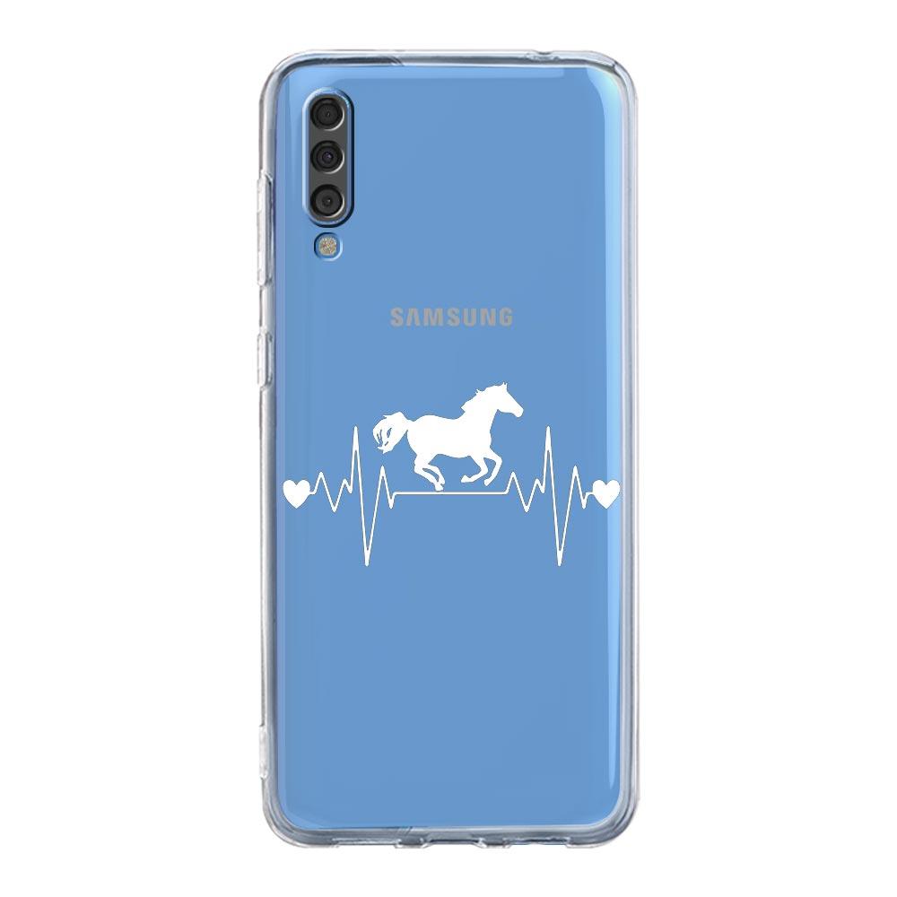 Phone Case For Samsung A14 5G A12 A22 A32 A34 A42 A52 A54 A50 A70 A72 A40 A20E A10S A20S A02S A04S Clear Cover Animal Art Horse