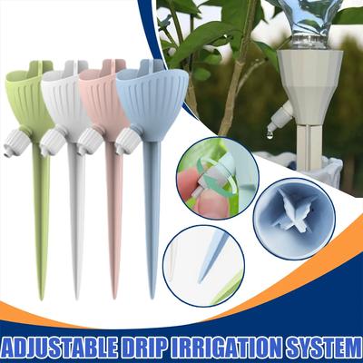 Adjustable Watering Irrigation Device Water Seepage Device Timed Automatic Watering Drip Irrigation Flower Pot Lazy God Device