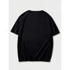 Asphalt Letter Pattern Printed Men's Summer Short-Sleeved Cotton Loose And Breathable Casual Street Fashion Round-Neck T-Shirt