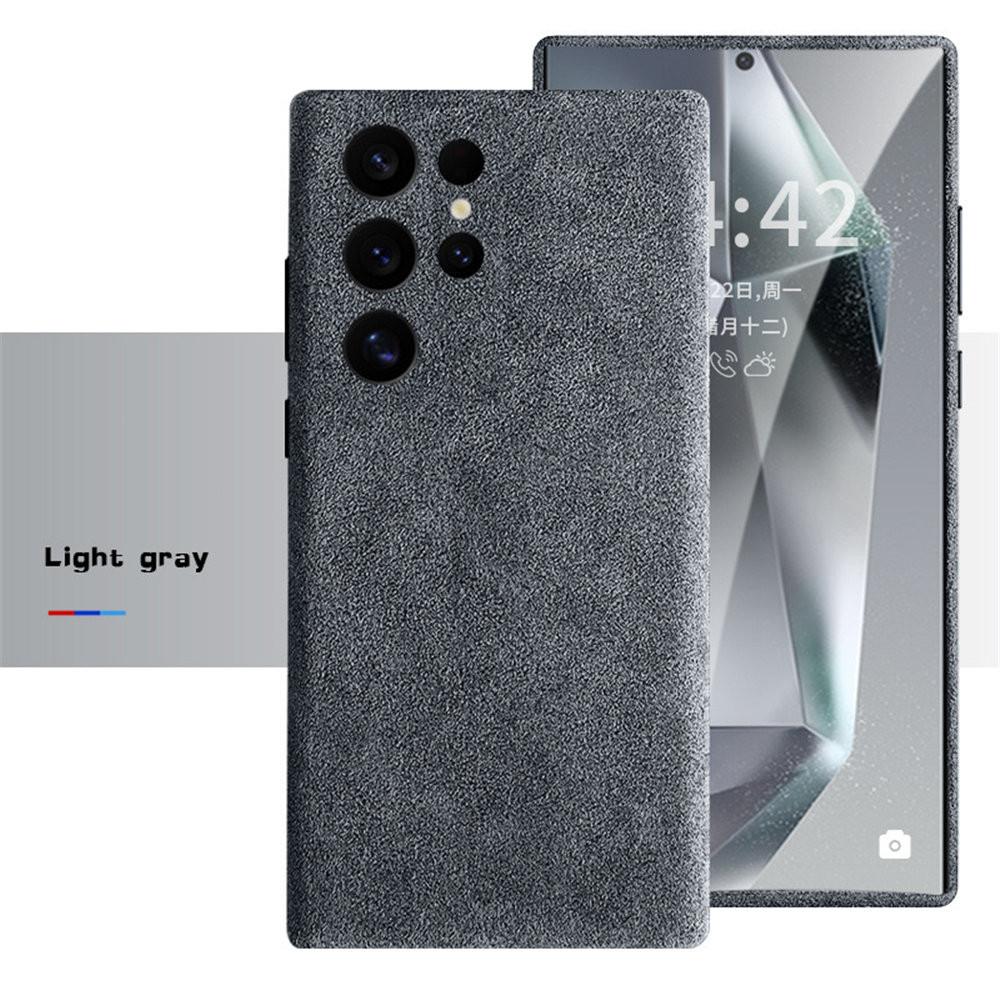 Echtes Alcantara Leder Magsafe Hülle für Samsung Galaxy S24 S25 S25 Ultra Magnetische Hülle