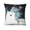 Watercolor Forest Print Pillowcase Cushion Cover Decorative  Home Decor Sofa  Moda
