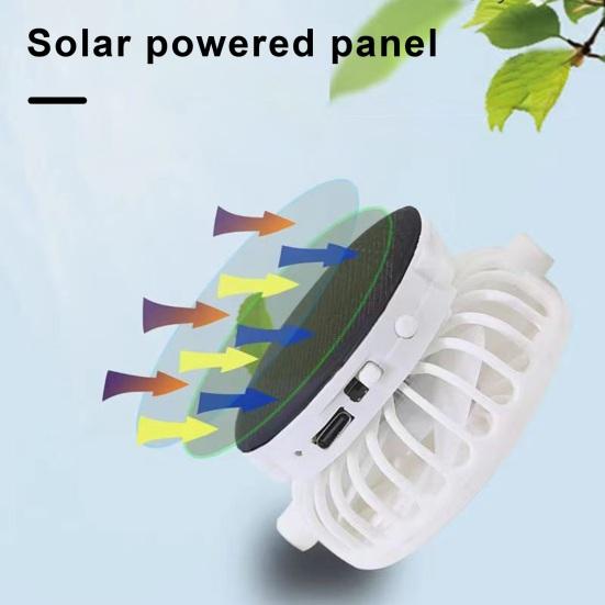 Men Solar Fan Hat with Face And Neck Cover USB Rechargeable Fan Large Brim Hollow Mesh Windproof Strap Anti-UV Sunlight Protection Outdoor Fishing