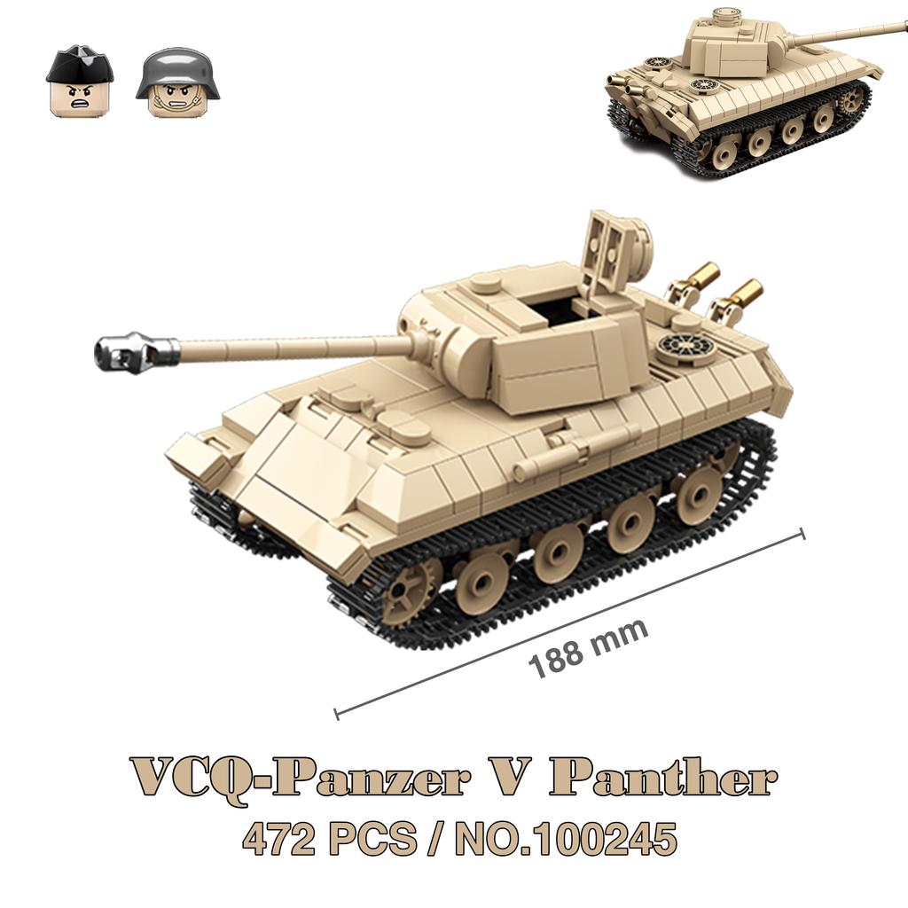 Military Tanks Stuart SdKfz251 PanzerVI Sherman US Army Quan Guan WW2 Soldier Figure Model Building Block Brick Kid Children Toy