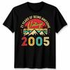 Vintage 2005 21 Years Old Gifts 21st Birthday For Unisex Tshirt