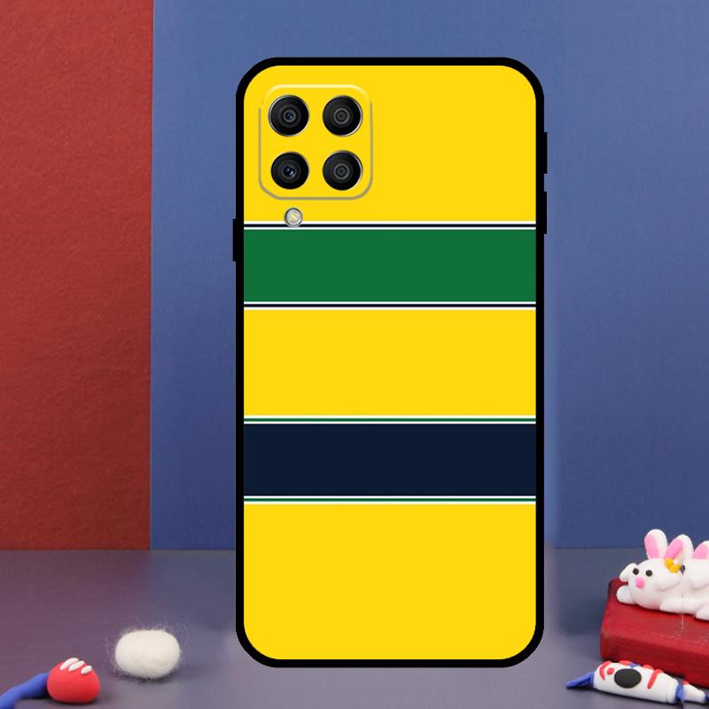 Ayrton Senna F1 For Samsung Galaxy M31 M51 M33 M13 M23 M53 M15 M55 M14 M34 M54 M20 M30s M32 M52 Phone Case