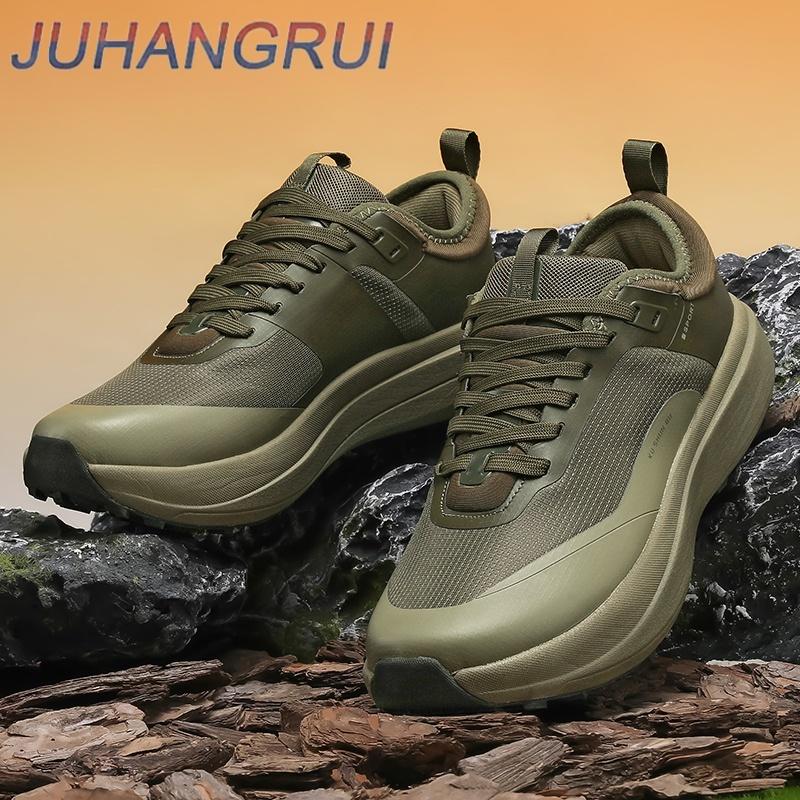 Breathable New Mens Sneakers Lightweight Men Casual Walking Shoes Lace-Up Comfortable Hiking Climbing Shoe Jogging Shoe Non-slip