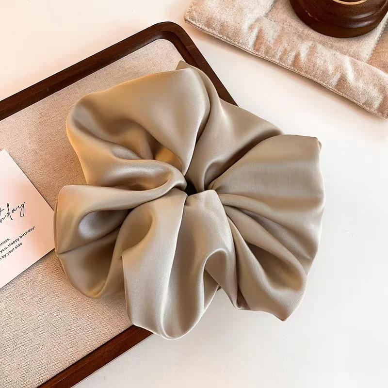 2026 French Double-Sided Satin Scrunchie - High-End Princess Seamless Hair Tie