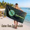 Sporting CP Design Beach Towel Custom Text Large Towel for Beach Vacation