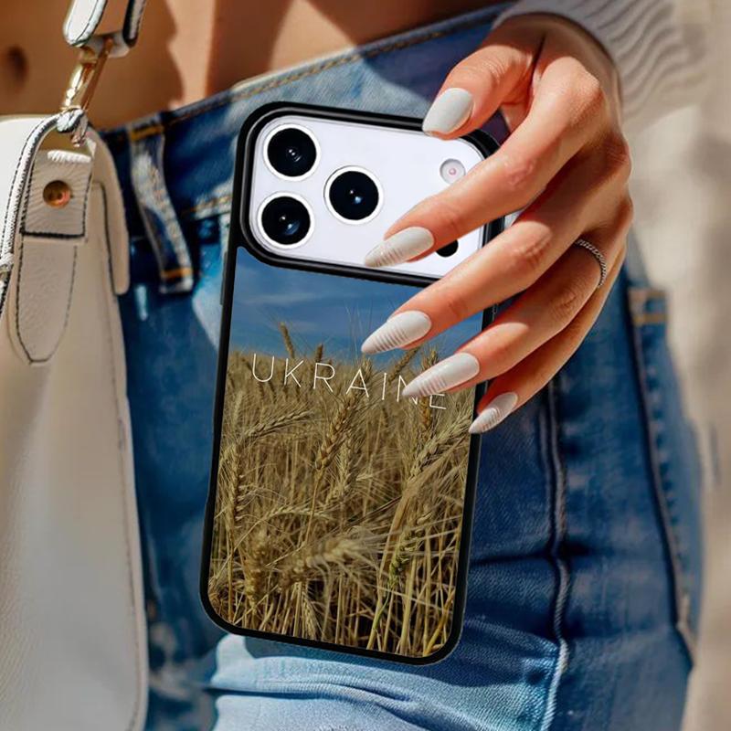 U-kraine Flag soft Phone Case For iPhone 17 Air 14 15 13 12 Max Cover For Apple 16e 11 Pro Max Plus Coque