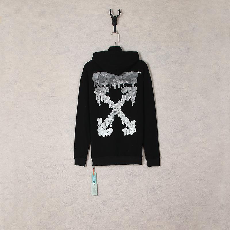 OFF-WHITE Unisex Hoodie aus Baumwoll-Frottee - Trendig & Hochwertig