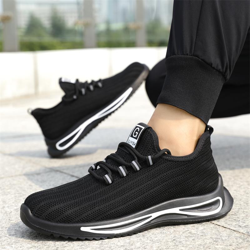 Latest 2025 Fashion Men Work Safety Shoes Lightweight Steel Toe Indestructible Male Boots Sneakers Outdoor Construction Footwear
