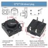 Waterproof Dustproof Vertical 4-Pin Micro Switch 12*12 Push Button (4.3/5/7/8/10/12mm)