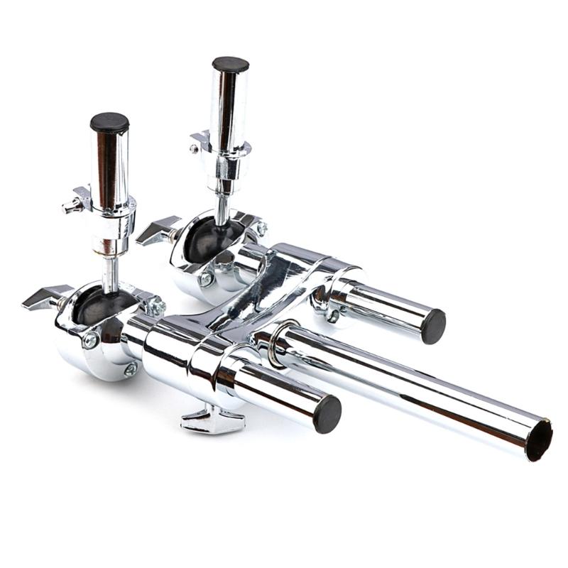 Double Drum Set Clamp Bracket Holder Mount Stand for Drum Jazzes Drum Parts Drum Holder Base Connecting Clamp Holder 1