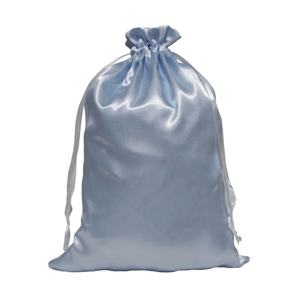 Zubehör Salon Mädchen Satin Aufbewahrungsbeutel Seide Perückenbeutel Perückenverpackungswerkzeuge Staubschutz Perückenbeutel