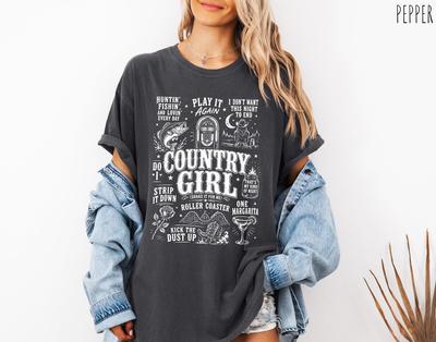 Country Music Shirt - Country Concert Tee - Western Graphic Tee - Cowgirl Shirt - Southern Country Tee - Country Girl Shirt - Country Girl