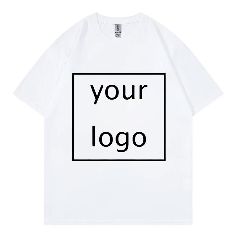 Ihr personalisiertes Customization Grafikdruck T-Shirt Herren Damen Hohe Qualität Baumwolle T-Shirt Mode Lässig Kurzarm T-Shirts