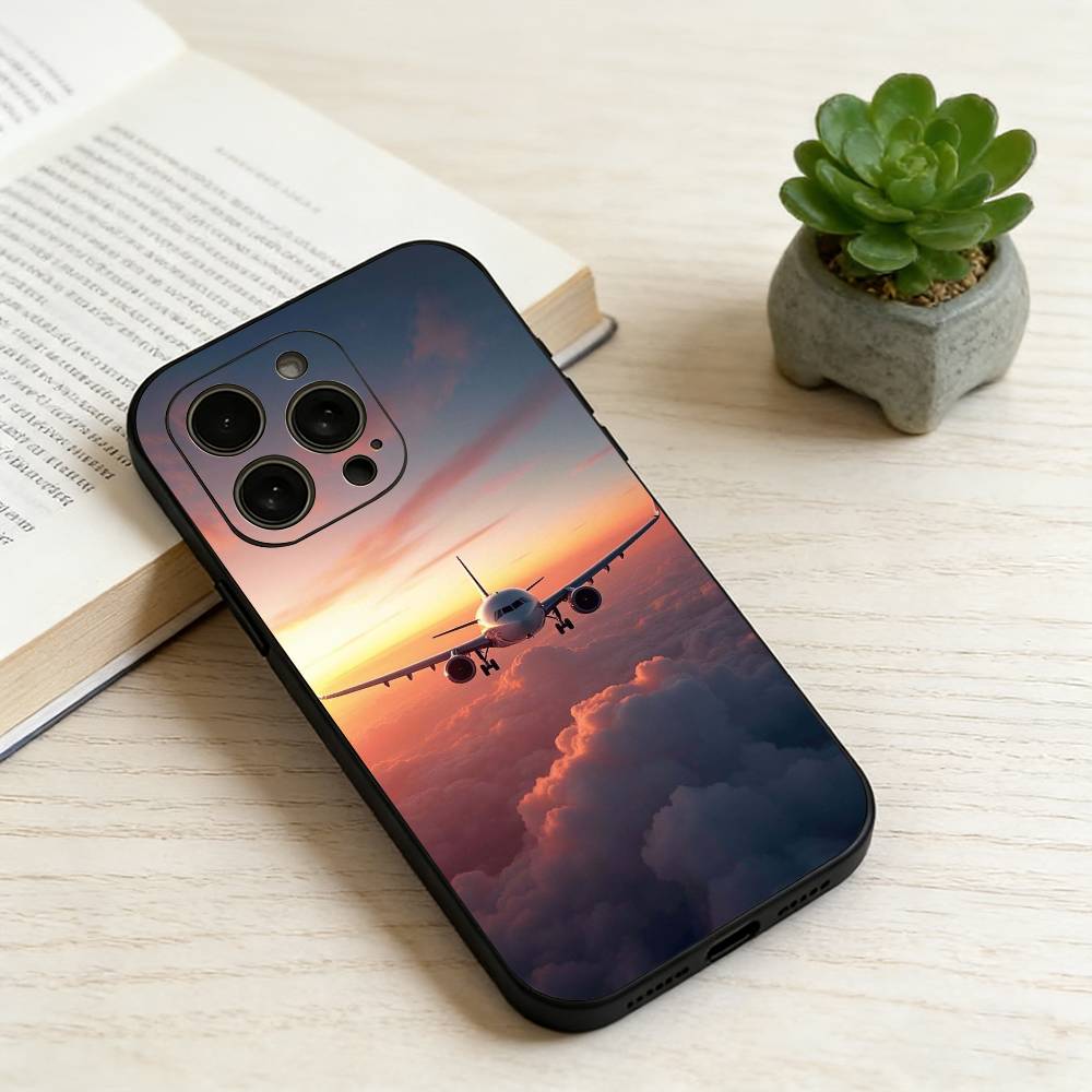 a-Airplane p-Plane  Phone Case Silicone Soft For IPhone 17 16 15 14 13 12 11 X XR Plus Pro Max Plus