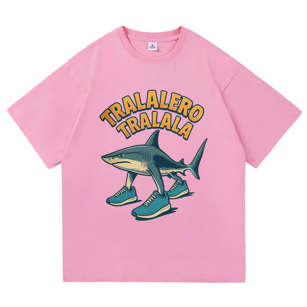 Brr Brr Patapim T Shirt Unisex Funny Italian Brainrot Meme Tshirt Cool Bombardiro Crocodillo Tralalero Tralala Cotton Tees Shirts