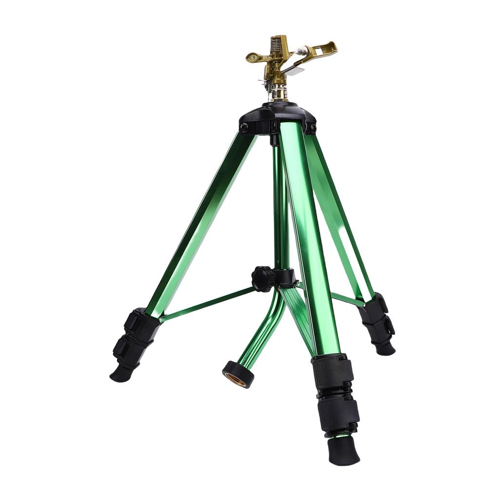 Sprinkler on Tripod Base, Heavy Duty Sprinkler Head Large Area Irrigation with 3Celsius4 Inch Connector Extension Legs, Sprinklers for Yard La