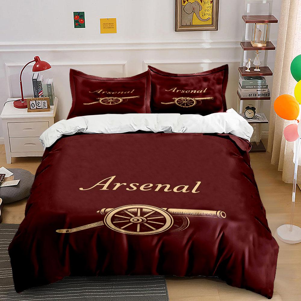 Arsenal logo, lielgabala emblēma. Gultasveļas komplekti