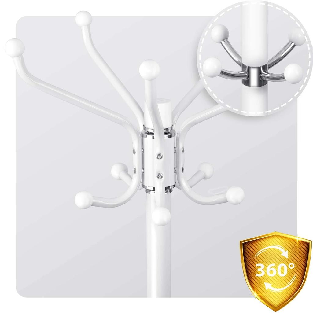 Standing Clothes Rack With Marble Base Massido 684101