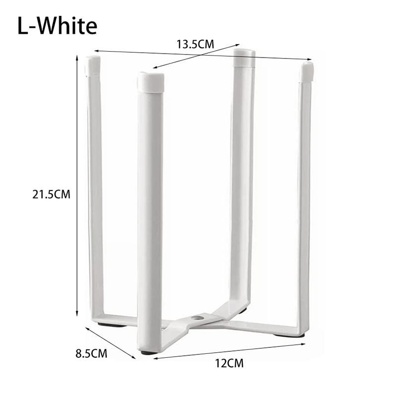 Folding Trash Rack Nordic Style Kitchen Multifunctional Debris Storage Office Desktop Trash Rack Hanging Plastic Bag Holder