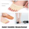 Durable And Safe Tcare 1 Pair Running Socks Men'S And Women'S Solid Half Palm Five Finger Socks Invisible Socks Sweat Elastic Socks