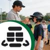 Helmet Padding Inserts 2cm Soft Thickened Foam Pads Batting Helmets Padding Kit For Baseball Catchers Batting Softball Outdoor