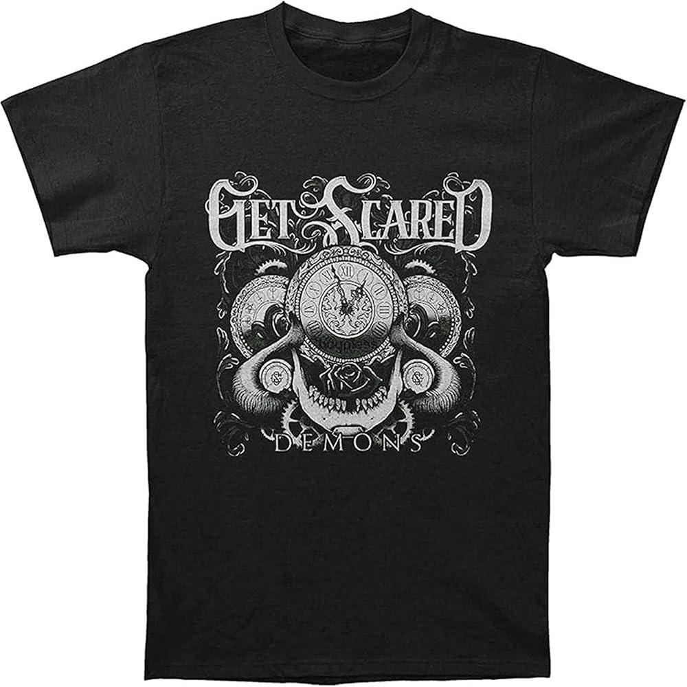 

Collection New Get Scared Band Demon Black S to 5XL Concert Shirt CM414 Unisex T-Shirt XXXL