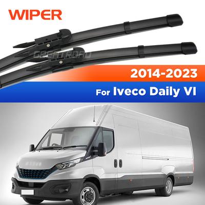 For Iveco Daily VI 2014- 2015 2016 2017 2018 Wiper Front Wiper Blades Windshield Windscreen Window Brush 26"+26"