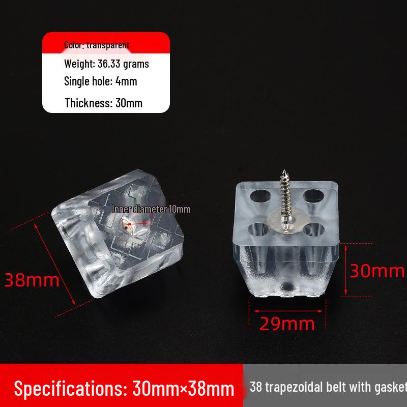 Transparent Non-slip Silicone Rubber Feet Pads for Furniture