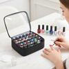 30 Bottles Nail Polish Storage Bag Portable Nail Polish Organizer Nail Art Tools Carry Bag for Nail Polish Collection Carry Case