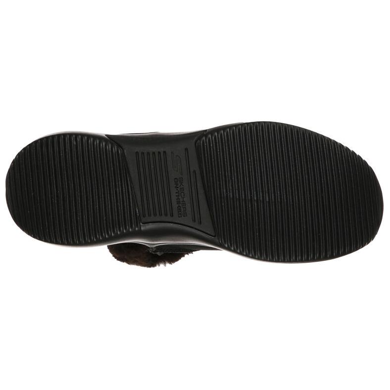 Skechers On The Go Warm Durable Midtown - Chill Baby Comfortable Fashion Short Snow Boots Women boots Black 144252-BBK