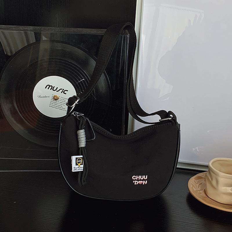 Fashion pillow bag summer new solid color small square bag simple shoulder bag crossbody bag underarm bag
