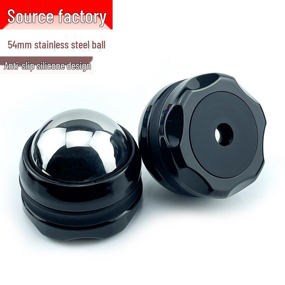 Stainless Steel Massage Ball Roller for Muscle Relaxation & Hot/Cold Therapy