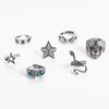 Halloween Snake Skull Owl Animal Ring Set 7-piece Set