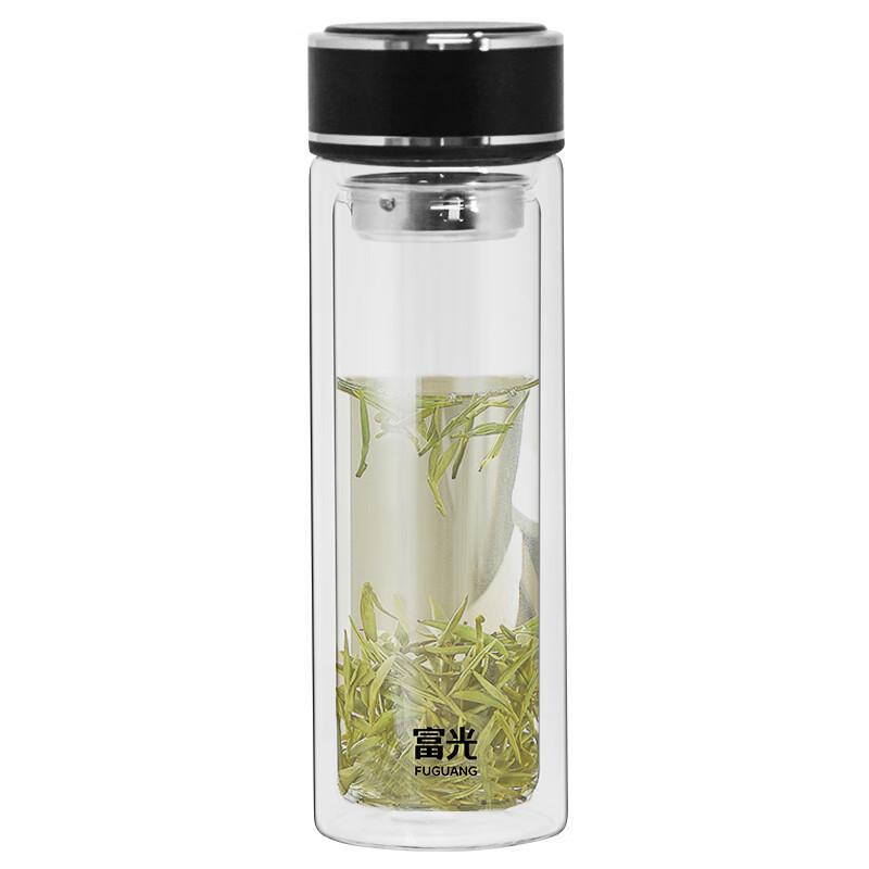 Fuguang Double-Layer High Borosilicate Glass Tea Infuser Cup