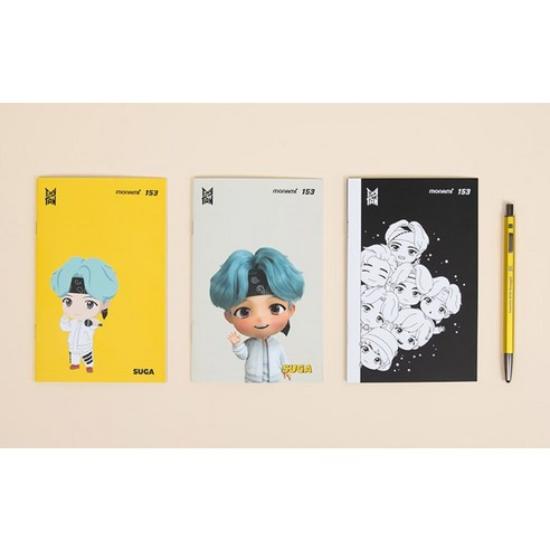 Monami BTS TinyTAN 153 ID Notebook Set – Suga (Official)